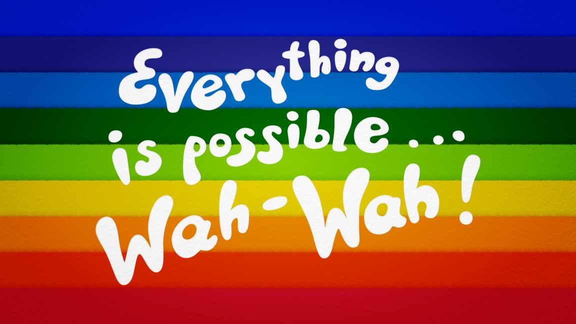 Everything is possible… rainbow 5k desktop wallpaper
