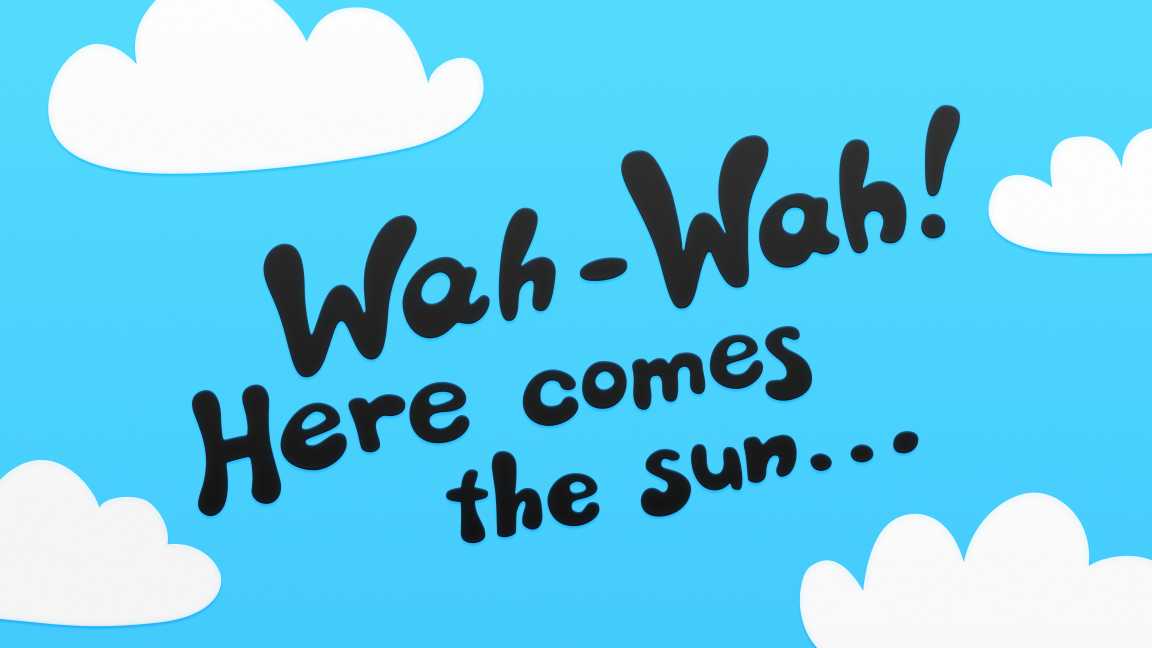 Here comes the sun… cyan 5k desktop wallpaper
