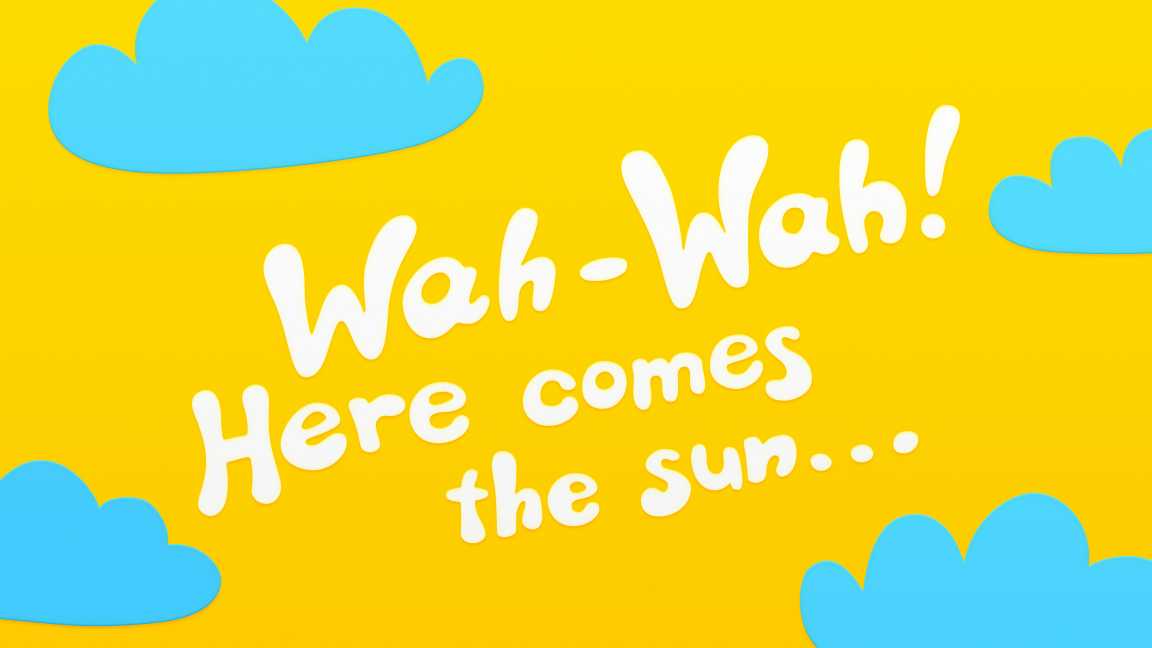 Here comes the sun… yellow 5k desktop wallpaper
