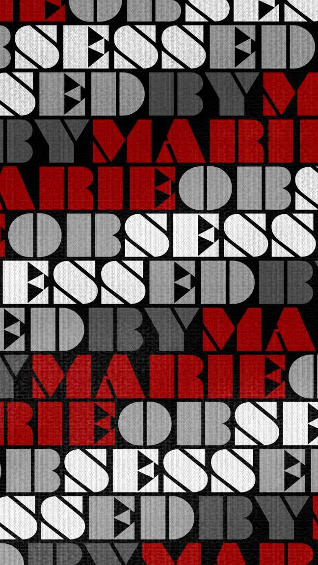 Obsessed by Marie mobile wallpaper
