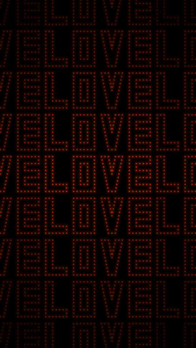 Fading LOVE mobile wallpaper

